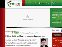 Tablet Screenshot of pattisonhealth.com